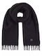 Tommy Hilfiger Men's Wool Scarf Black