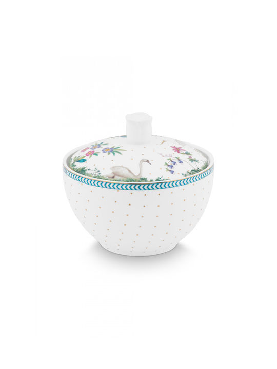 PiP Studio Zaharniță de Servire din Porțelan Multicoloră 1buc