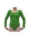 Dance & Football Kids Dance Bodysuit Green 2138