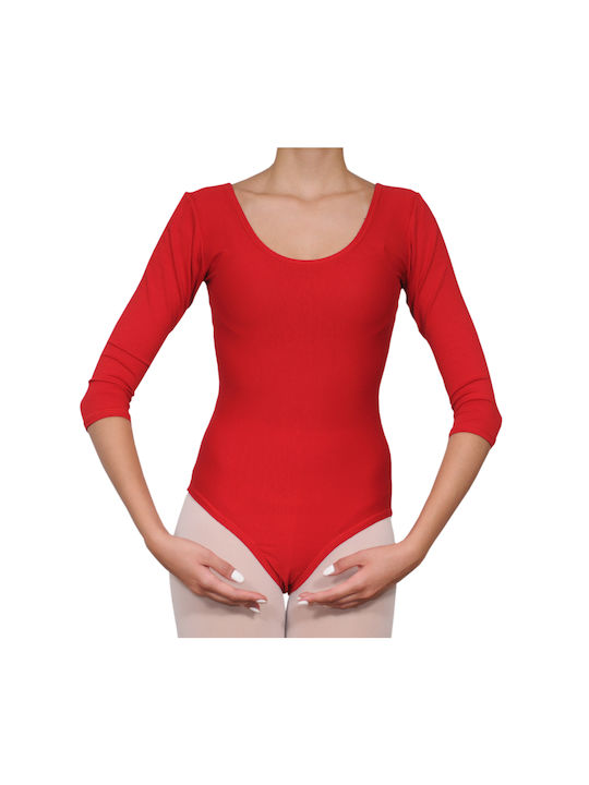Dance & Football Bodysuit Red for Ballet