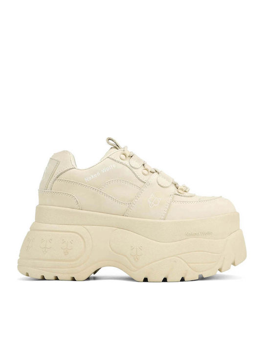Naked Wolfe Sneakers Μπεζ