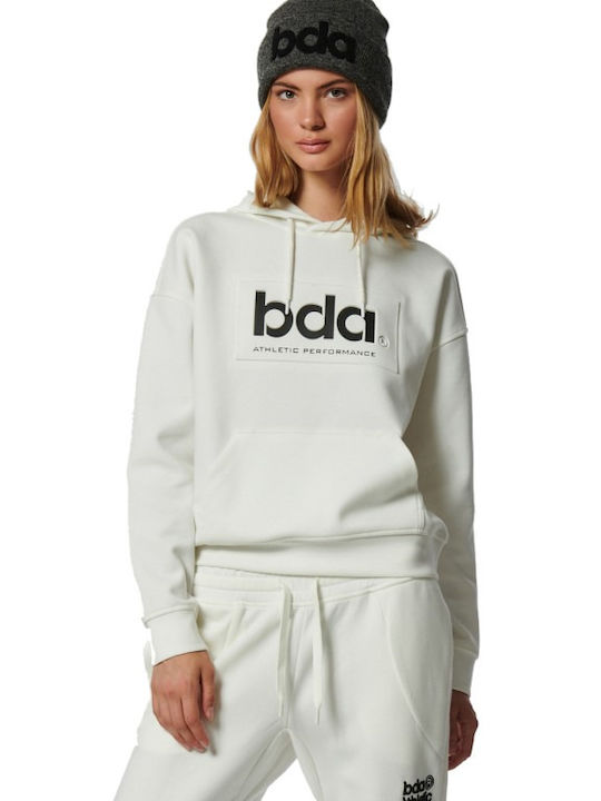 Body Action Women's Hooded Sweatshirt White