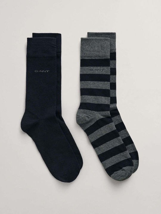 Gant Solid Color Socks Gray 2Pack