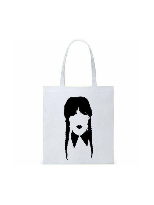 Print your thoughts Bumbac Shopping Bag White