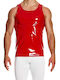 Men's Short Sleeve Undershirt Red