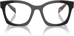 Prada Eyeglass Frame Black PRA05V 13P1O1