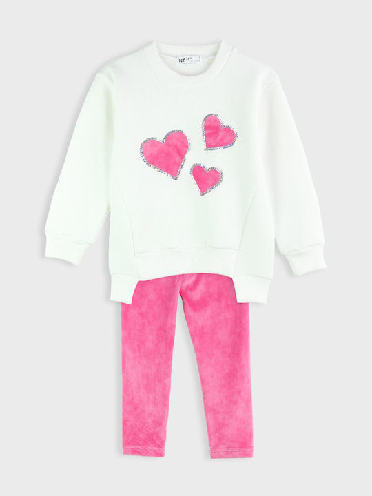 Nek Kids Wear Set Magazin online de iarnă 2buc Ecru