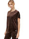 DKNY Women's T-shirt Brown