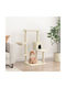 vidaXL Scratching Post Cat Trees Beige 78x59x95cm