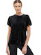 DKNY Damen T-shirt Schwarz