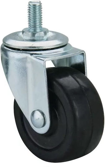 Ruotec Möbelrad aus Metall in Silber Farbe 65x65cm