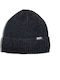 Beanie Unisex Beanie with Rib Knit in Black color
