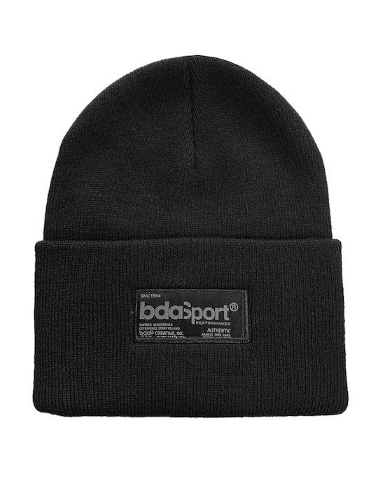Body Action Knitted Beanie Cap Black