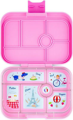 Yumbox Original Kids Lunch Plastic Box Pink