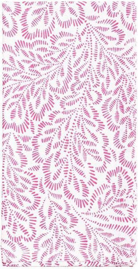 Caspari Πετσέτα Φαγητού Σετ Σετ Fuchsia 50x50εκ.