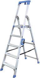 Bulle Ladder Aluminum with 4+1 Steps