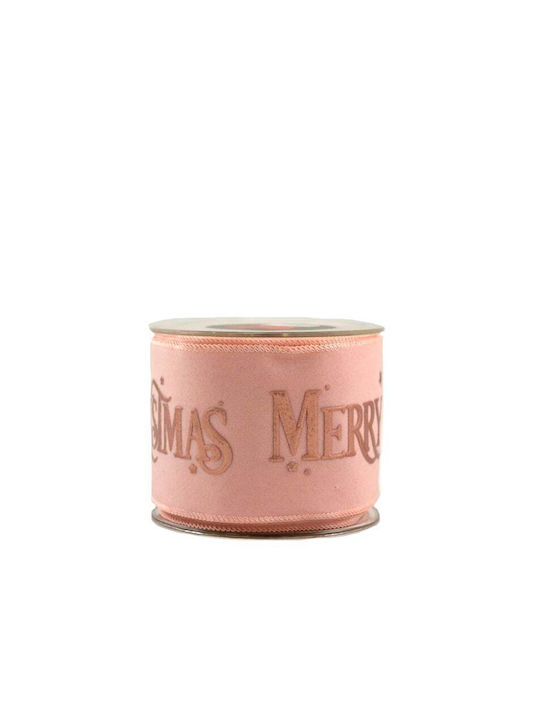 Kappa Decor Merry Christmas Christmas Ribbon Pink 900x8cm 1pc