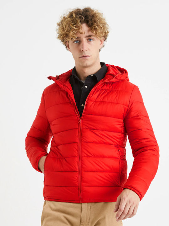 Winter Jacket Puffer Red