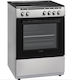 Hyundai Aragaz 69lt cu Plite Ceramice L60cm. Inox