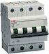 AEG Automatic Circuit Breaker 63A Four-pole AC 552872