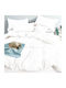 My Home Luxury Duvet Cover Set Queen with 2 Pillowcases 220x240 White
