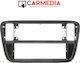 Carmedia Πρόσοψη 2 Din για Seat Mii Skoda Citigo Volkswagen Up 2011-2016
