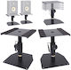 STAND4ME Desktop Speaker Stands Mon Set of 2 Pieces in Black Colour