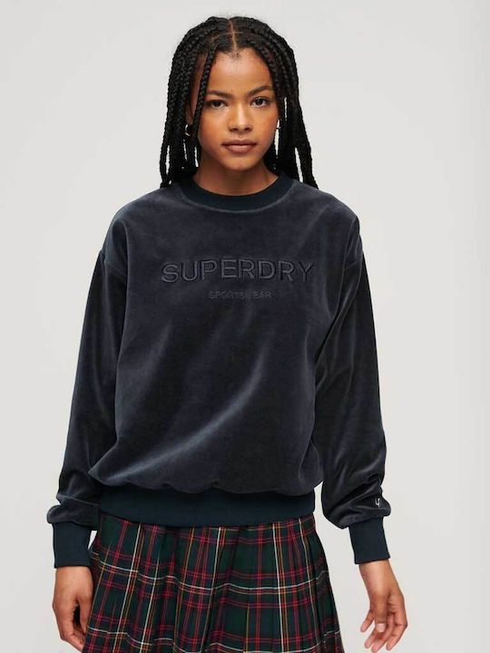 Superdry Graphic Boxy Crew Women's Velvet Sweat...