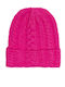 Beanie Γυναικείος Σκούφος Πλεκτός σε Φούξια χρώμα