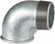 Ferro Γωνία Съединител за тръби Поцинковани 1½" Мъж/жена 03015