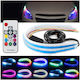 Decorative LED Car Headlight Strip Cool White Color