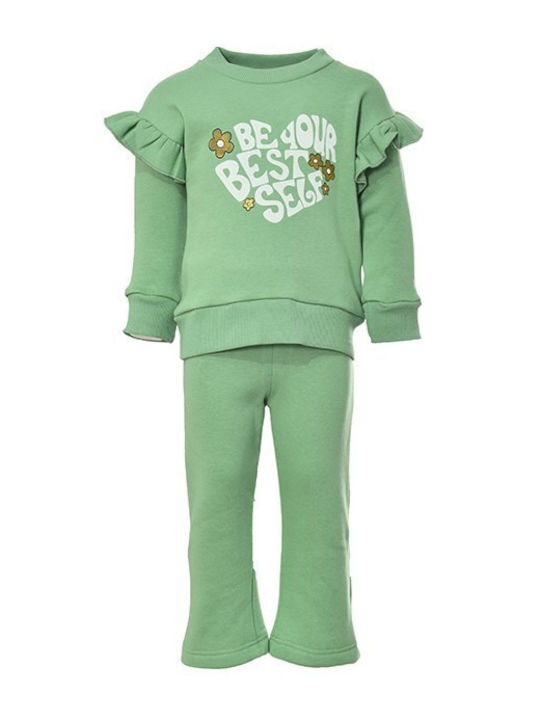 All Stars Kids Sweatpants Set Green 2pcs