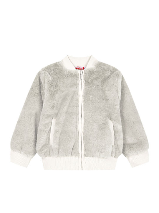 Energiers Kids Cardigan Fur Ecru