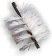 Sit Round Nylon Chimney Cleaning Brush with M12 Τhread Ø80mm