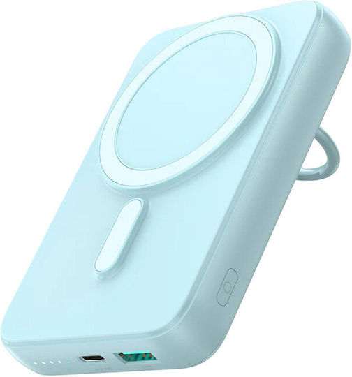 Joyroom JR-W050 MagSafe Power Bank 10000mAh 20W с USB-A порт и USB-C порт Син
