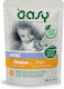 Oasy Chunks In Gravy Υγρή Τροφή για Ενήλικες Γάτες σε Φακελάκι με Κοτόπουλο 85gr