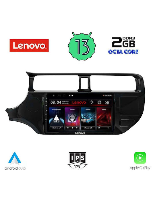 Lenovo Ηχοσύστημα Αυτοκινήτου για Kia Rio 2012-2015 (Bluetooth/USB/WiFi/GPS) με Οθόνη Αφής 9"