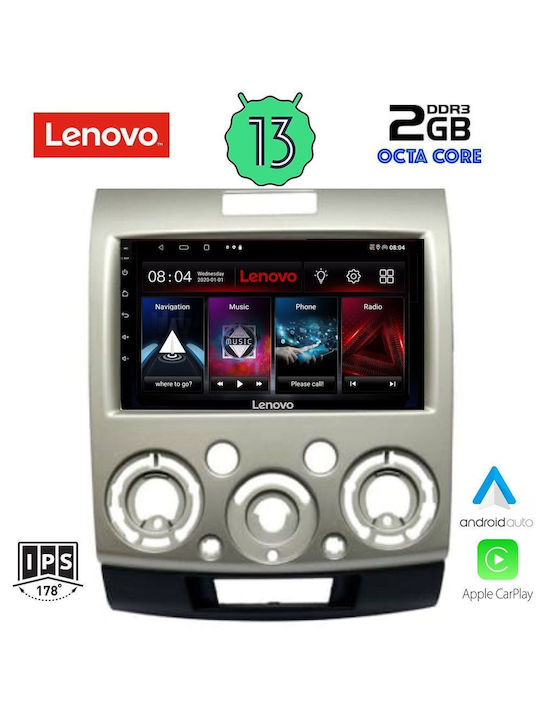 Lenovo Ηχοσύστημα Αυτοκινήτου για Ford Ranger 2006-2011 (Bluetooth/USB/WiFi/GPS) με Οθόνη Αφής 9"