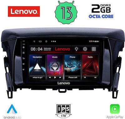 Lenovo Car-Audiosystem für Mitsubishi Eclipse Cross 2018> (Bluetooth/USB/WiFi/GPS) mit Touchscreen 9"