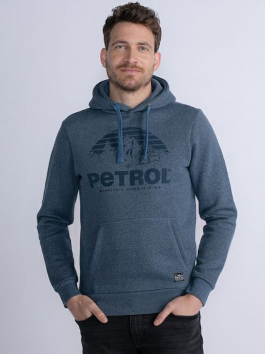 Petrol Industries Sweatshirt mit Kapuze Blau