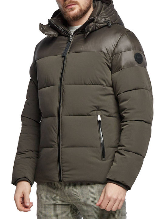 Joop! Μπουφάν Puffer Χακί