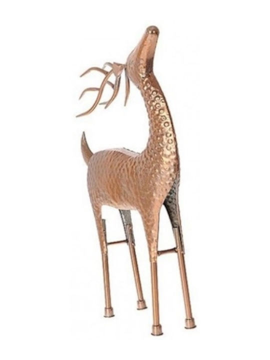 Atmosphera Weihnachtliche Metallisch Figur Rentier Kupfer Höhe 71cm
