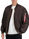 Alpha Industries Ma-1 Men's Winter Bomber Jacket Waterproof Brown