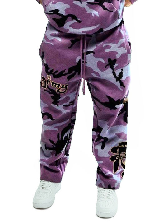 Purple on sale camo sweatpants
