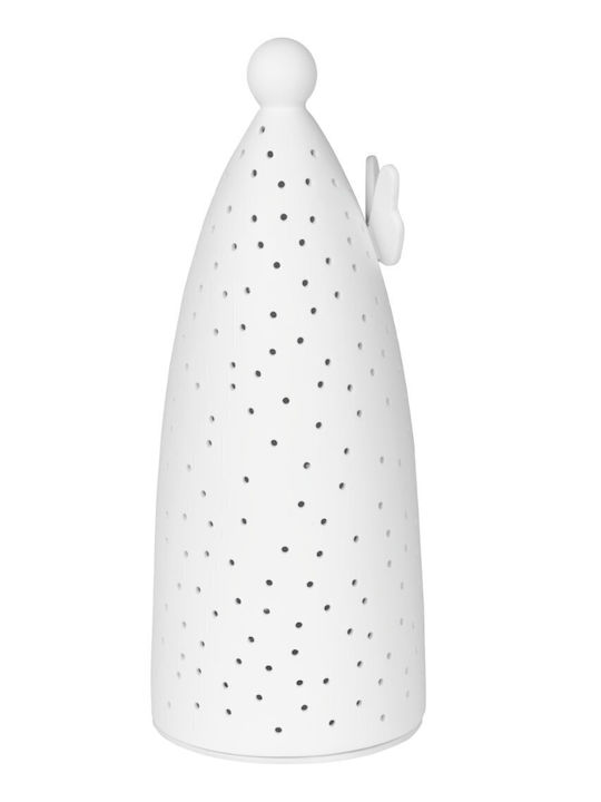 Raeder Candle Holder suitable for Tealights Porcelain in White Color 11.7x11.7x27.5cm 1pcs