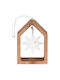 Raeder Christmas Star Ornament White 7x5cm