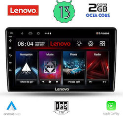 Lenovo Ηχοσύστημα Αυτοκινήτου για Toyota Auris 2007-2012 (Bluetooth/USB/WiFi/GPS/Apple-Carplay/Android-Auto) με Οθόνη Αφής 9"