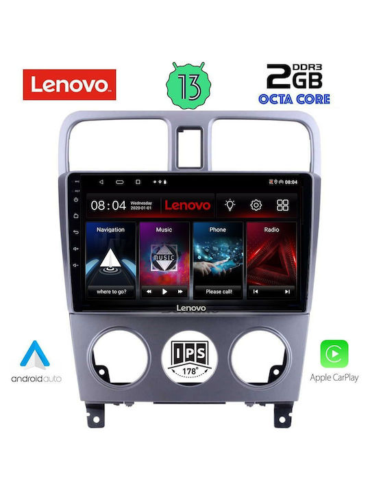 Lenovo Car Audio System for Subaru Forester 2002-2008 (Bluetooth/USB/WiFi/GPS/Apple-Carplay/Android-Auto) with Touch Screen 9"