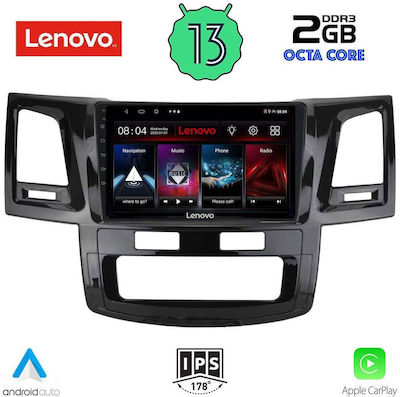 Lenovo Car Audio System for Toyota Hilux 2005-2016 (Bluetooth/USB/WiFi/GPS/Apple-Carplay/Android-Auto) with Touch Screen 9"