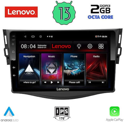 Lenovo Car-Audiosystem für Toyota RAV 4 2006-2012 (Bluetooth/USB/WiFi/GPS/Apple-Carplay/Android-Auto) mit Touchscreen 9"